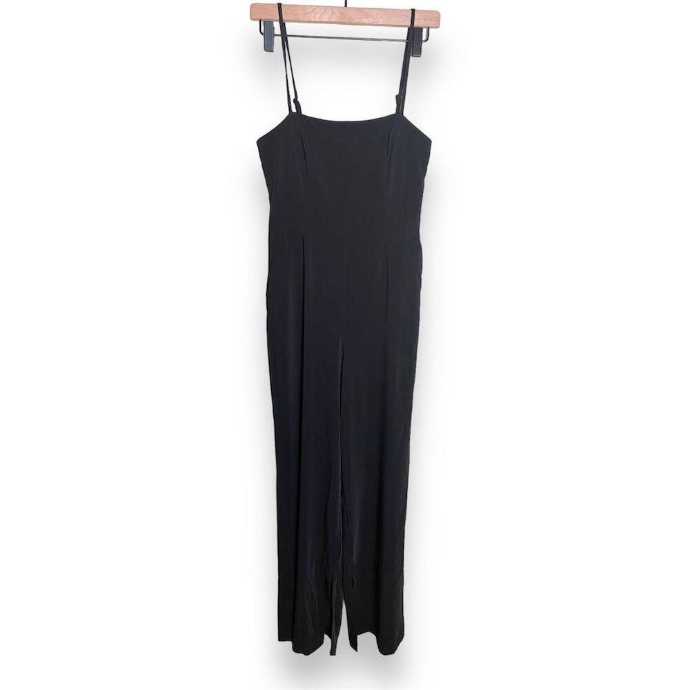 Express Women's Black Sleeveless Wide-Leg Jumpsuit Size 2 Casual Summer